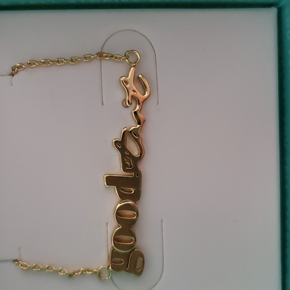 Think goodness necklace
